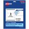 Avery Matte White Removable Rectangle Labels with Sure Feed Technology, Print-to-the-Edge, 2.5" x 7"